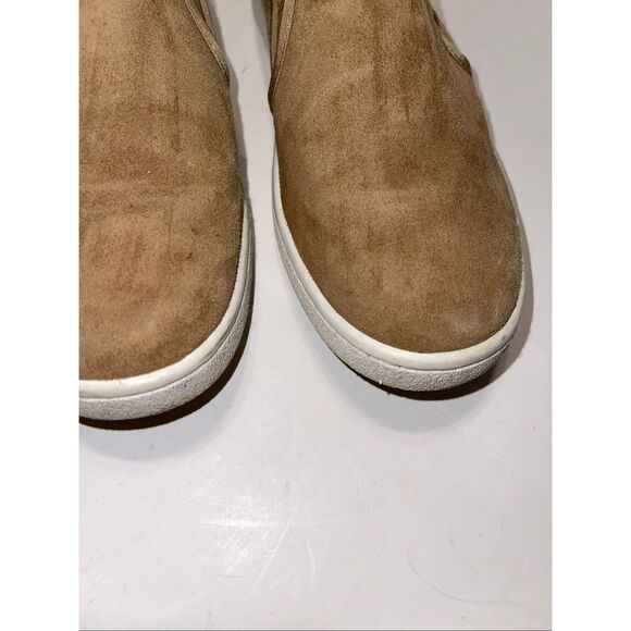 Ugg Alameda Slip On Suede Sneakers Chesnut Size 7.5 Chestnut Brown - Picture 3 of 8